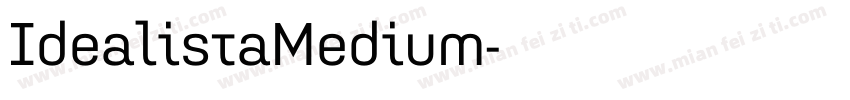 IdealistaMedium字体转换