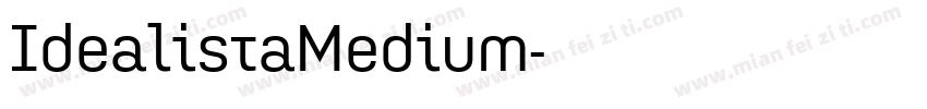 IdealistaMedium字体转换