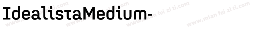 IdealistaMedium字体转换
