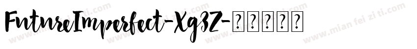FutureImperfect-Xg3Z字体转换