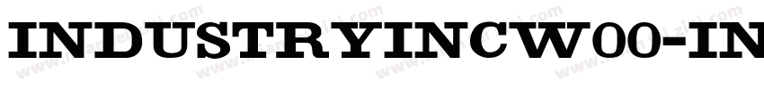 IndustryIncW00-In-N-字体转换