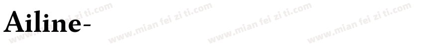 Ailine字体转换