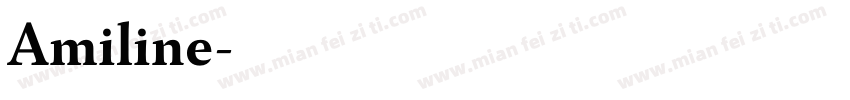Amiline字体转换