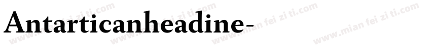 Antarticanheadine字体转换