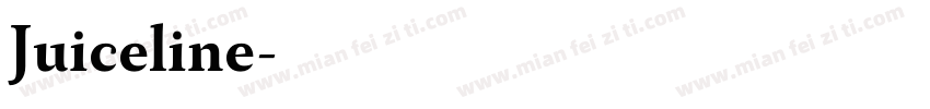 Juiceline字体转换