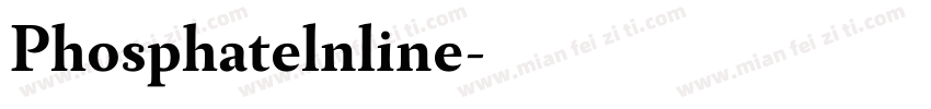 Phosphatelnline字体转换