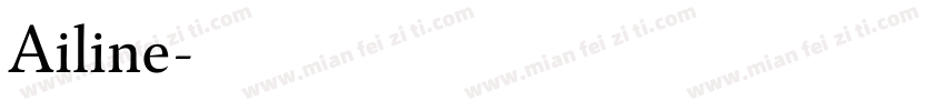 Ailine字体转换