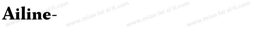 Ailine字体转换