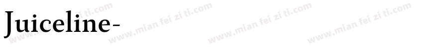 Juiceline字体转换