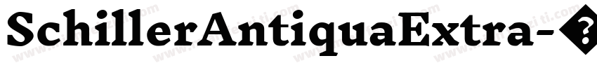 SchillerAntiquaExtra字体转换