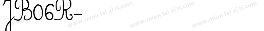 JB06R字体转换