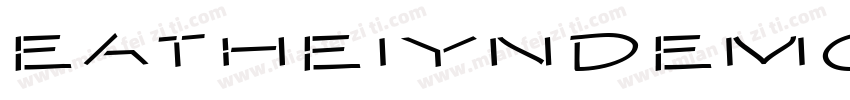 eatheiyndemoregular字体转换