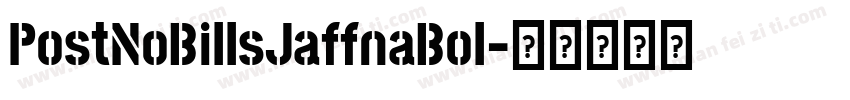 PostNoBillsJaffnaBol字体转换
