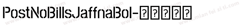 PostNoBillsJaffnaBol字体转换