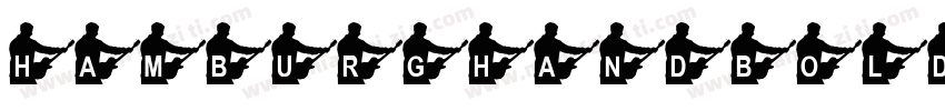 hamburghandbold字体转换