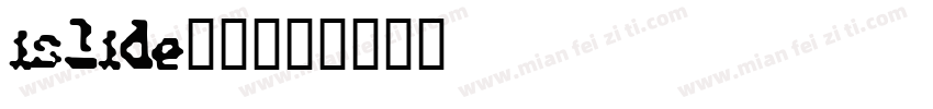 islide云犹字体转换