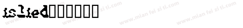 islied字体转换