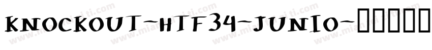 knockout-htf34-junio字体转换