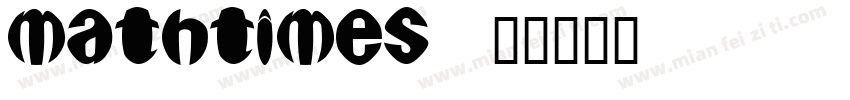 mathtimes字体转换