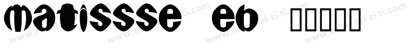 matissse-eb字体转换
