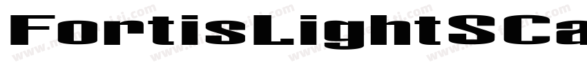 FortisLightSCapsSSK字体转换