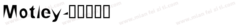 Motley字体转换