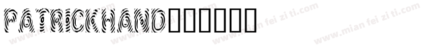 patrickhand字体转换