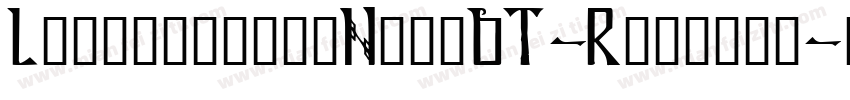 LindisfarneNovaBT-Regular字体转换