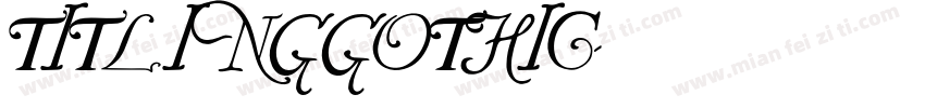 titlinggothic字体转换