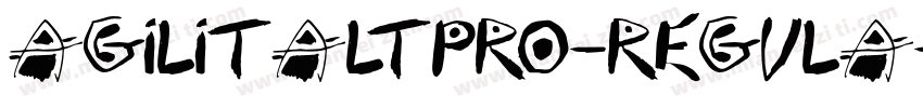 AgilitaLTPro-Regula字体转换