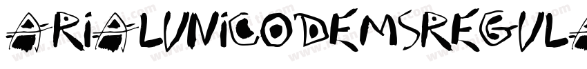 ArialUnicodeMSRegula字体转换