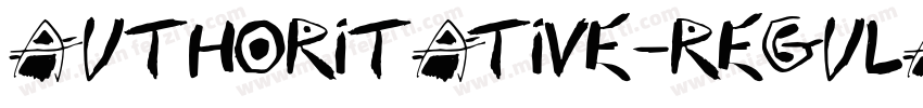 Authoritative-Regula字体转换