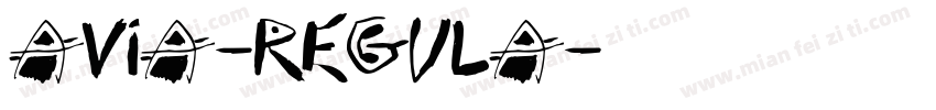 Avia-Regula字体转换