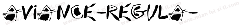 Aviance-Regula字体转换