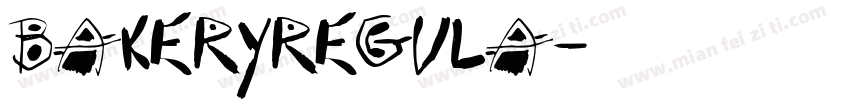 BakeryRegula字体转换