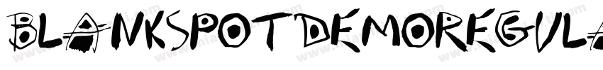 BlankspotDemoRegula字体转换