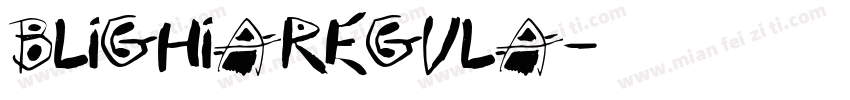 BlighiaRegula字体转换