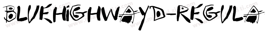 BlueHighwayD-Regula字体转换