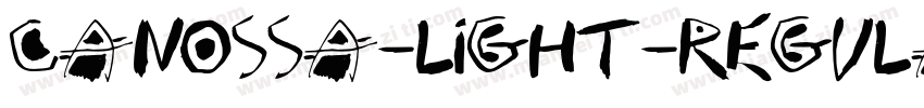 Canossa-Light-Regula字体转换