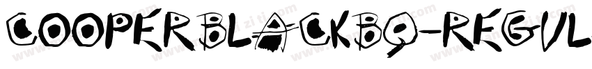 CooperBlackBQ-Regula字体转换
