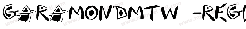 GaramondMTW03-Regula字体转换