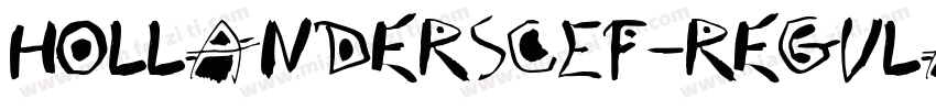 HollanderSCEF-Regula字体转换