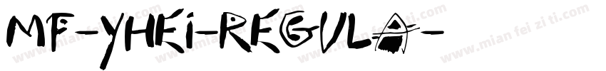 MF-YHei-Regula字体转换
