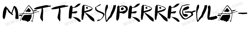 MatterSuperRegula字体转换