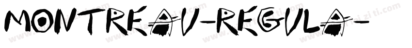 Montreau-Regula字体转换