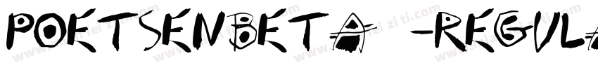 PoetsenBeta08-Regula字体转换