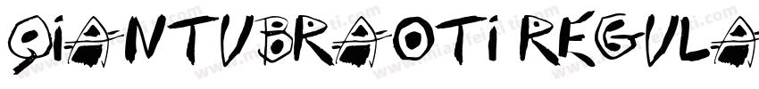QiantuBraoti2Regula字体转换