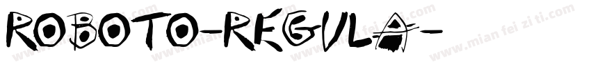 Roboto-Regula字体转换