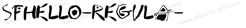 SFHello-Regula字体转换