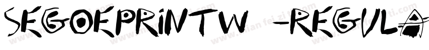 SegoePrintW01-Regula字体转换